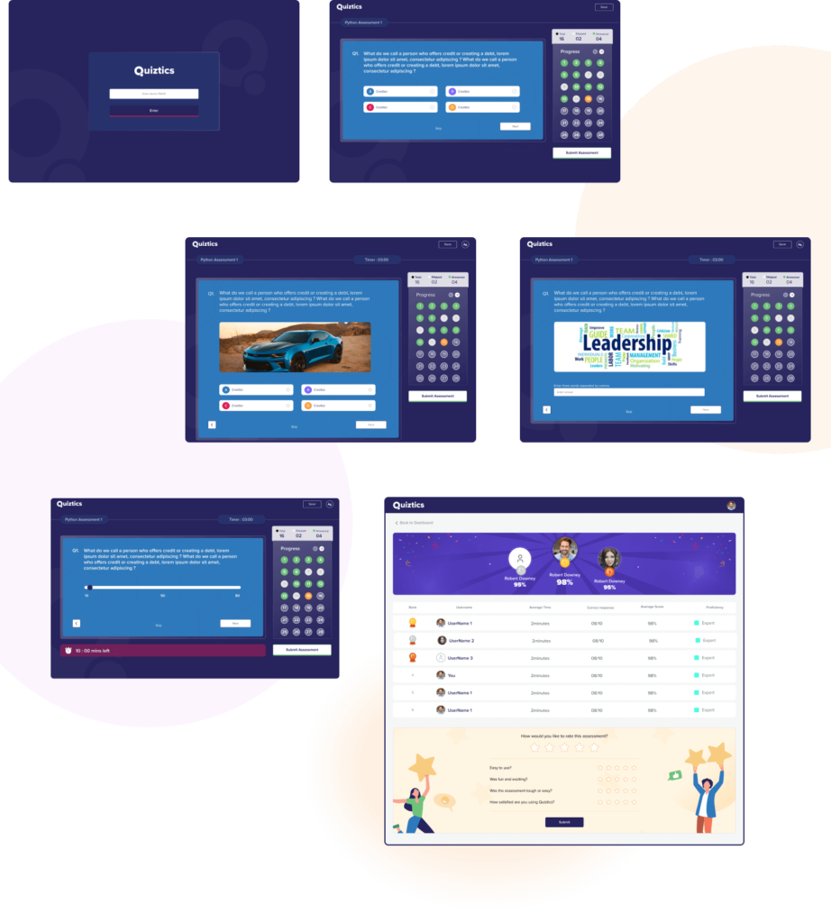 Quizing App Quiztics Quizing Platform - Rejolut